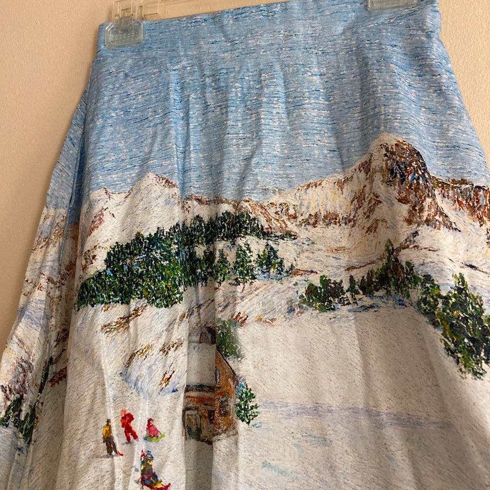 Anthropologie Wonderland A-line midi skirt, NWT! - Picture 10 of 14
